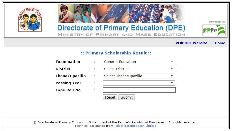 PSC Scholarship Result 2024